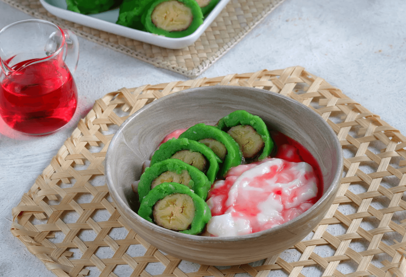 Es Pisang Ijo Warmomski